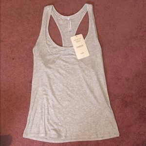 Jess Racerback Tank/Grey/Fabletics NEW WITH TAGS!